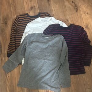 Carter’s Kids Striped and Solid Shirts Set
